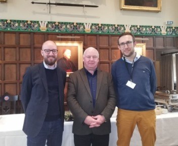 Roland Bernhard with James Arthur and Johannes Gasser
