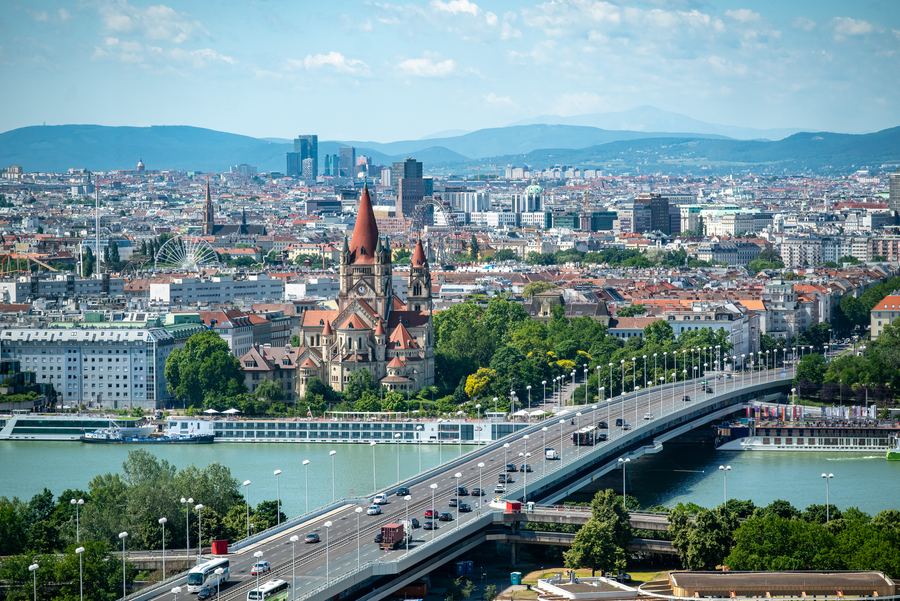 View over Vienna