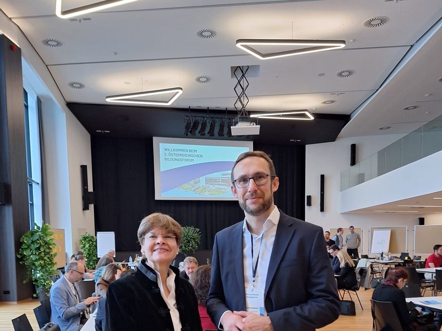 Roland Bernhard beim Österreichischen Bildungsforum
