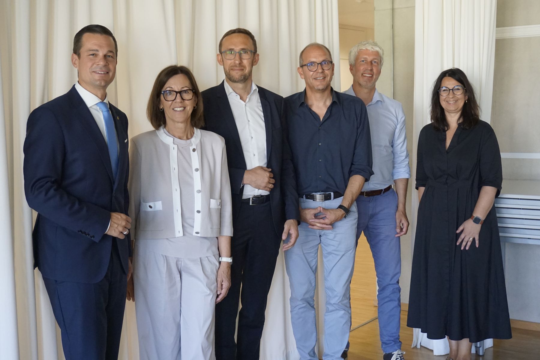 Education Director Karl Fritthum, Brigitte Schuckert, Roland Bernhard, Johannes Dammerer, Gunnar Hamann and Ute Zechner-Gjeci