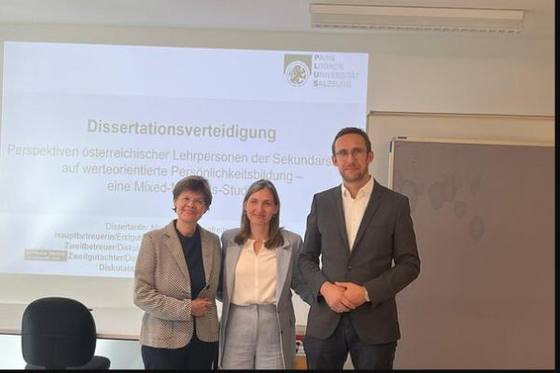 Doctoral defence of Evelyn Kropfreiter