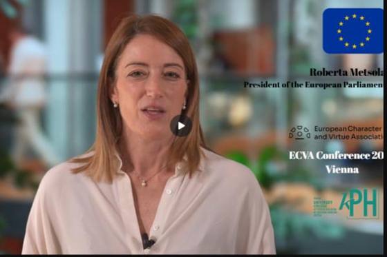 Video greeting by Roberta Metsola