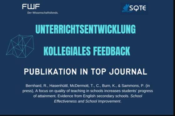 Journal publication announcement