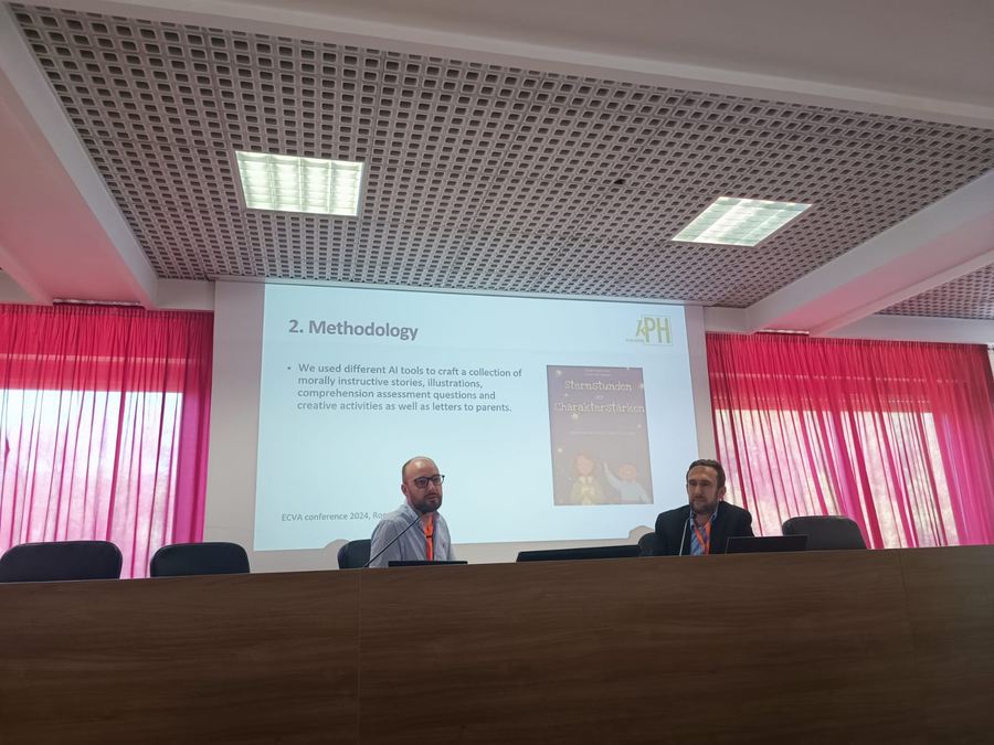 Presenting with Johannes Gasser, Rome 2024